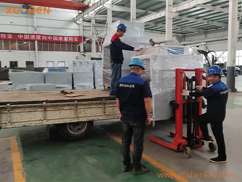 學校食堂洗碗機-長龍式洗碗機XS-C450PH 裝車中